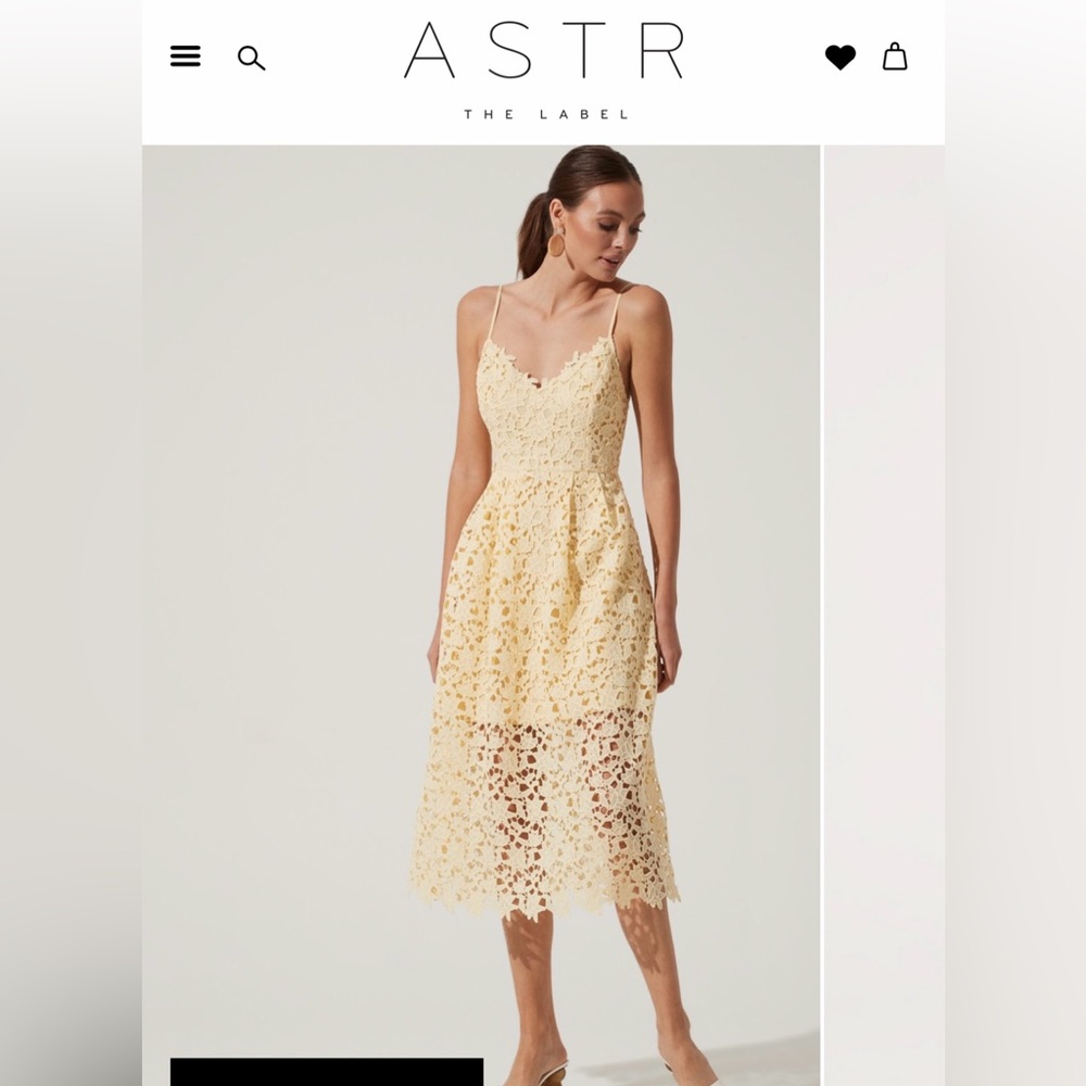 ASTR THE LABEL LACE DRESS
